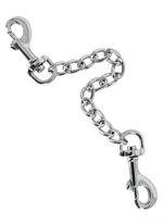 Metal kæde 15cm med karabinhager